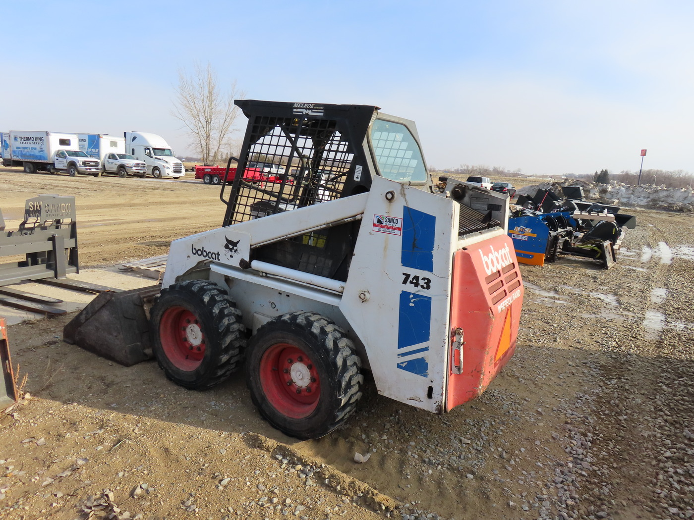 1988 Bobcat 743 Skid Steer Loader - Sanco Equipment